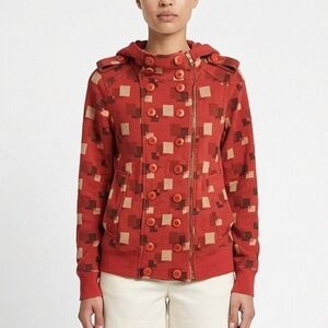 Marc Jacob abstract zip up jacket hoodie